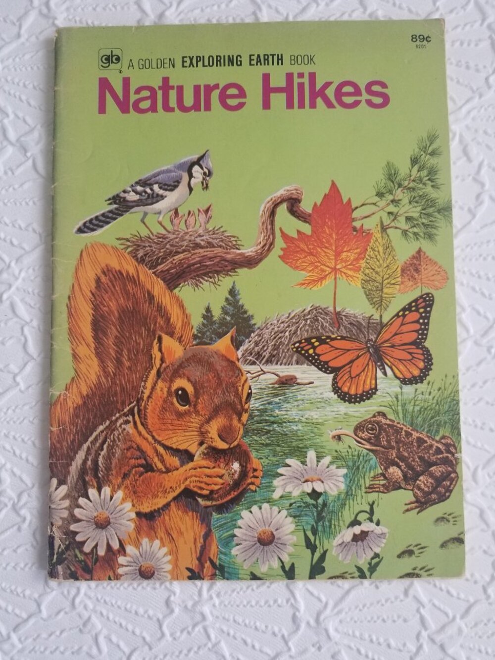 Vintage 1973 Children's Book Nature Hikes Soft Cover